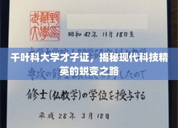千叶科大学才子证，揭秘现代科技精英的蜕变之路
