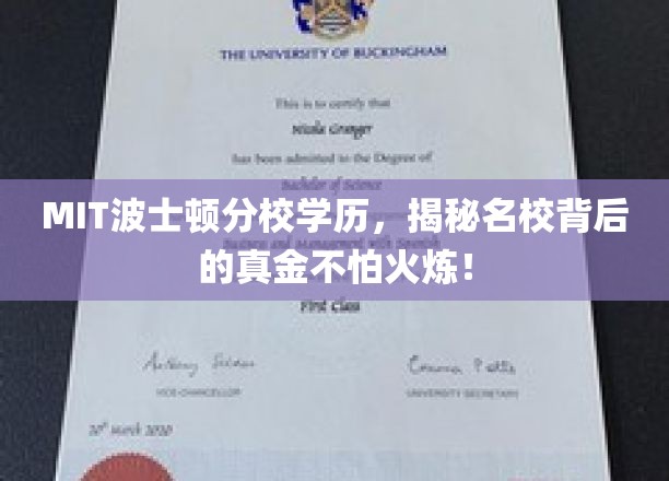 MIT高学历背后的硬核实力，波士顿分校铸就真金不怕火炼的传奇