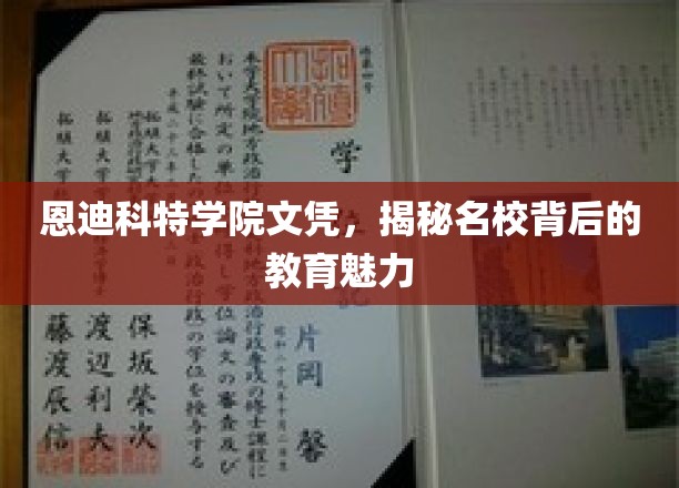 恩迪科特学院文凭，展现名校的教育魅力