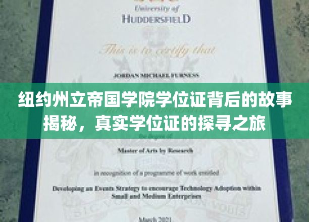 探寻纽约州立帝国学院学位证之谜，一场真实证书的传奇之旅