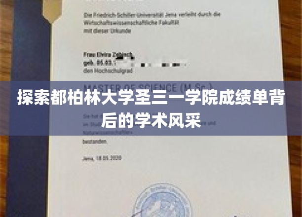 探索都柏林大学圣三一学院成绩单背后的学术风采