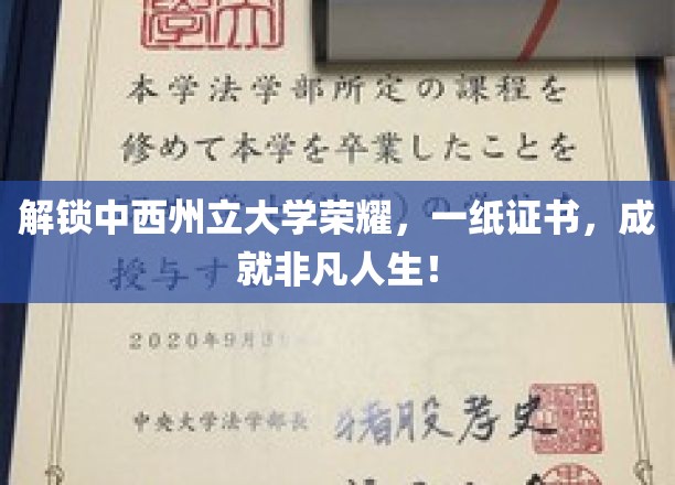 跨越中西界限，州立大学证书助力梦想翱翔！