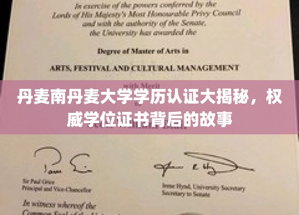 探秘丹麦南丹麦大学学历认证，权威学位证书背后的故事