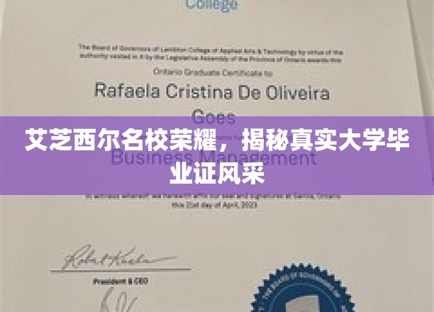 艾芝西尔名校荣耀，揭秘真实大学毕业证风采