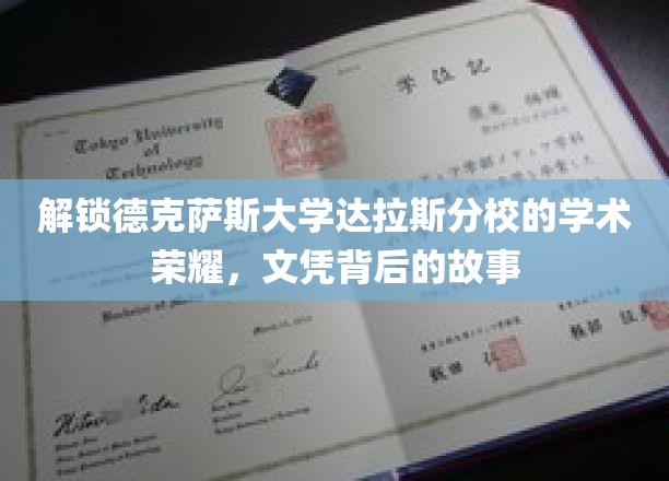 解锁德克萨斯大学达拉斯分校的学术荣耀，文凭背后的故事