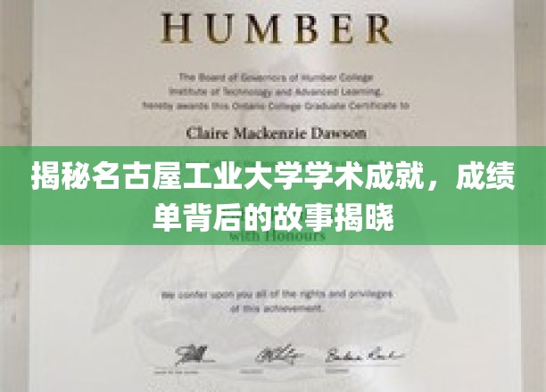 揭示名古屋工业大学学术成就，成绩单背后的故事即将揭晓