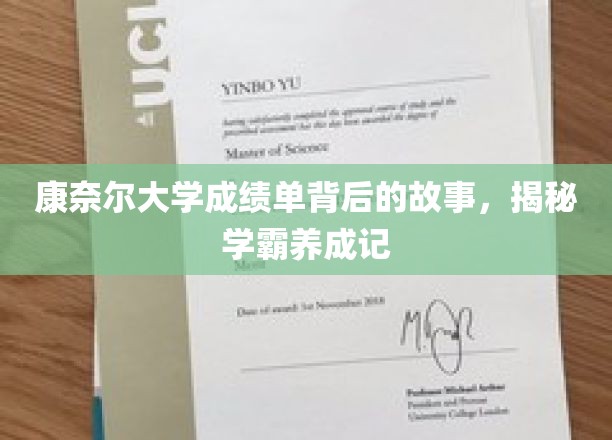 康奈尔大学成绩单背后的故事，揭秘学霸养成记