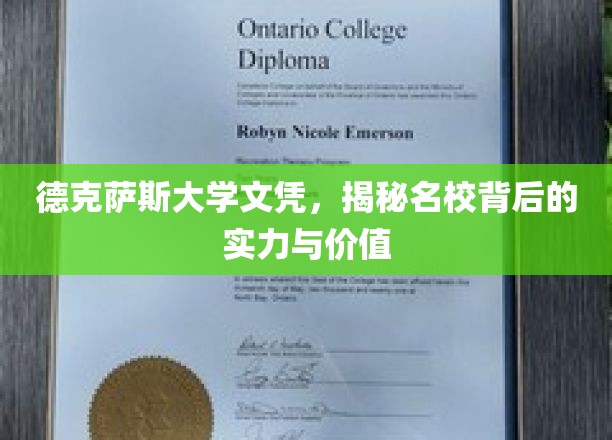 德克萨斯大学文凭，揭秘名校背后的实力与价值