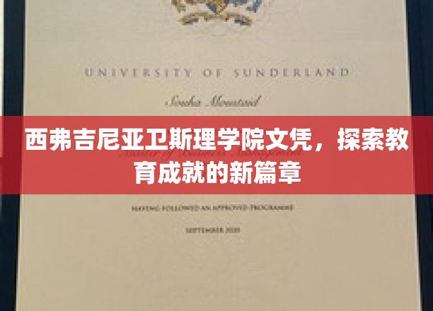 西弗吉尼亚卫斯理学院，开启教育成就的新里程，文凭背后的故事