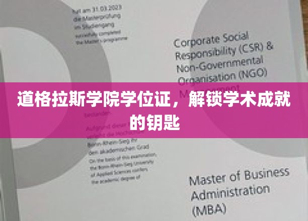 道格拉斯学院学位证，开启智慧之旅的荣耀凭证