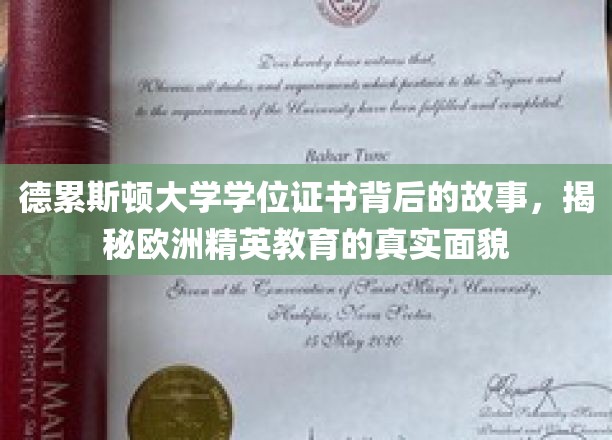德累斯顿大学证书背后，探寻欧洲精英教育的真实缩影