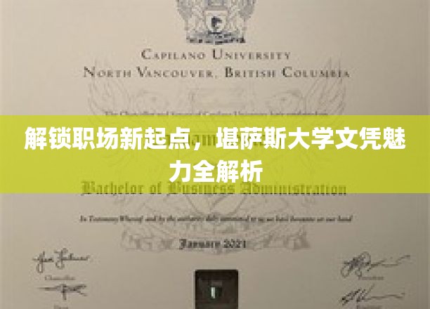职场精英必备，揭秘堪萨斯大学文凭的非凡魅力与无限可能