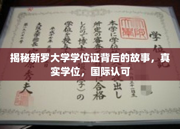 揭秘新罗大学学位证背后的故事，真实学位，国际认可