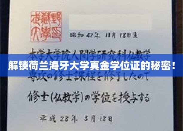 解锁荷兰海牙大学真金学位证的奥秘！