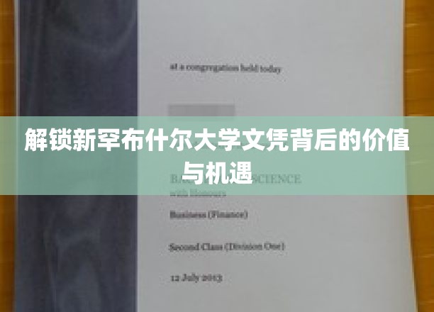 解锁新罕布什尔大学文凭背后的价值与机遇