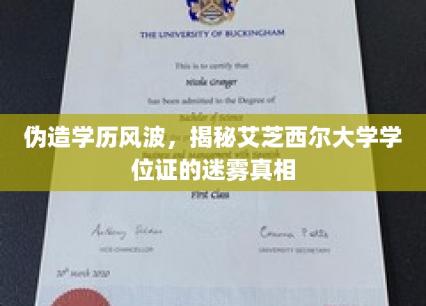 艾芝西尔大学学历门，揭开伪造学位证的背后疑云