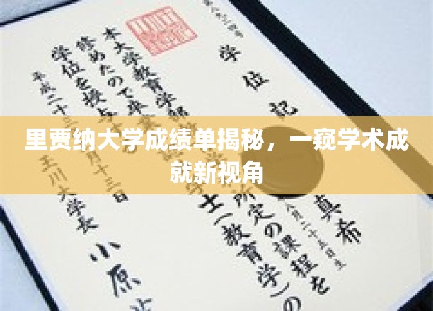 里贾纳大学成绩单揭秘，一窥学术成就新视角