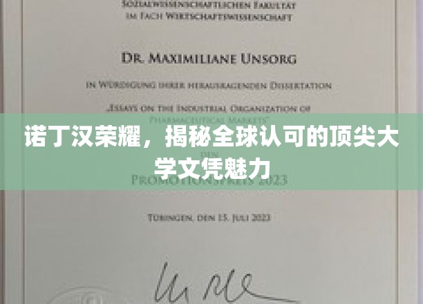 诺丁汉荣耀，揭秘全球认可的顶尖大学文凭魅力