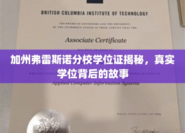 加州弗雷斯诺分校学位证揭秘，真实学位背后的故事
