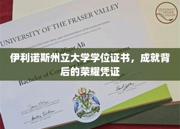 伊利诺斯州立荣耀之路，学位证书见证非凡成就