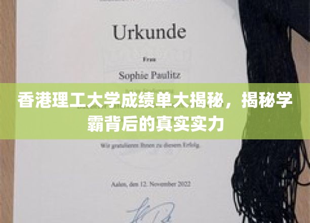 港理工学霸风云录，揭秘顶尖学子非凡成绩背后的实力密码