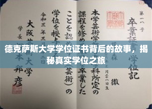 德克萨斯大学学位证书背后的故事，揭秘真实学位之旅