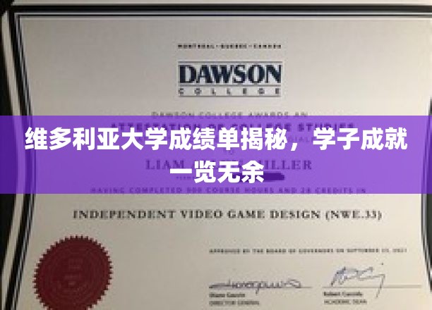 维多利亚大学成绩单揭秘，学子成就一览无余