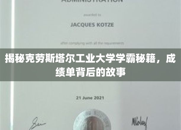 破解克劳斯塔尔工业大学学霸之路，成绩单背后的智慧解码