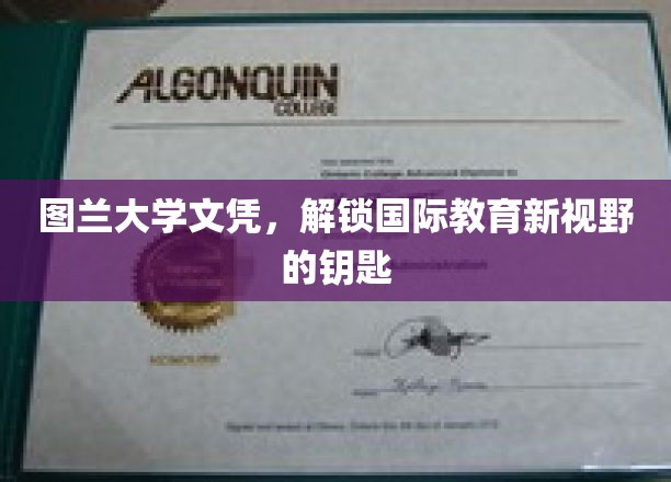 图兰大学文凭，开启跨国学术旅程的通行证