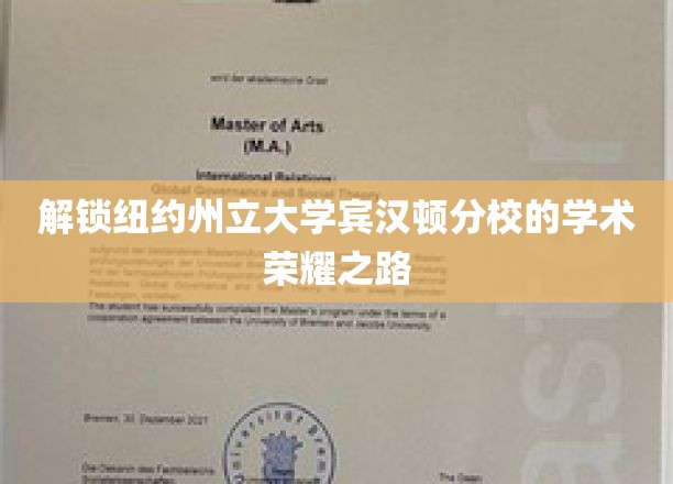 探寻纽约州立大学宾汉顿分校的卓越学术传奇