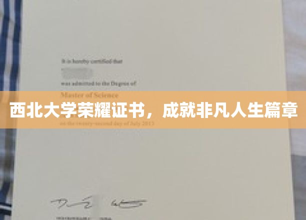 西北大学荣耀证章，谱写人生辉煌新篇章