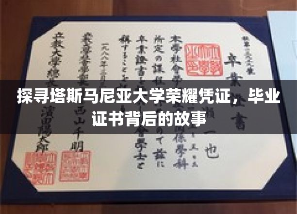 解锁塔斯马尼亚大学荣耀之门，毕业证书背后的传奇印记