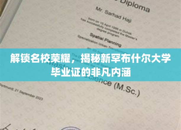 解锁名校荣耀，揭秘新罕布什尔大学毕业证的非凡内涵
