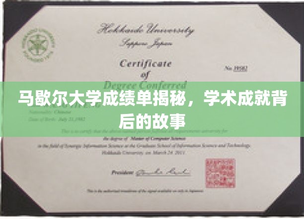 马歇尔大学成绩单揭秘，学术成就背后的故事