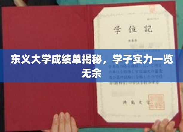 东义学子风采展现，成绩单揭秘背后的实力与梦想