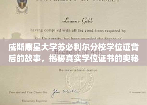 威斯康星苏必利尔分校学位证探秘，揭开证书背后的非凡历程