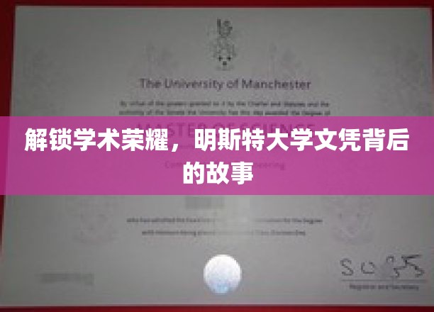 揭开明斯特大学学位的荣耀密码，探寻不为人知的学术传奇