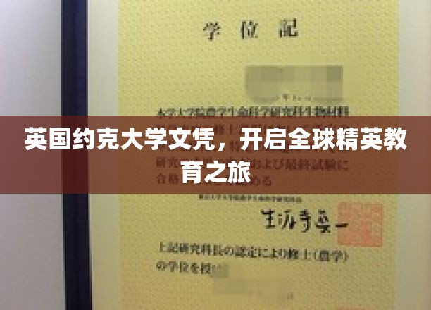 英国约克大学文凭，开启全球精英教育之旅