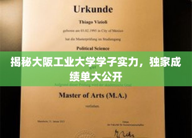 揭秘大阪工业大学学子实力，独家成绩单大公开