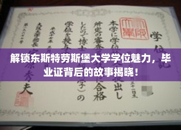 探寻东斯特劳斯堡大学学位之谜，毕业证背后的传奇之旅
