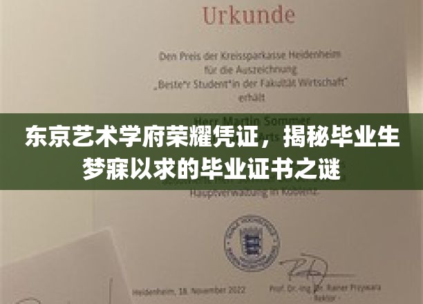 东京艺术学府荣耀凭证，揭秘毕业生梦寐以求的毕业证书之谜