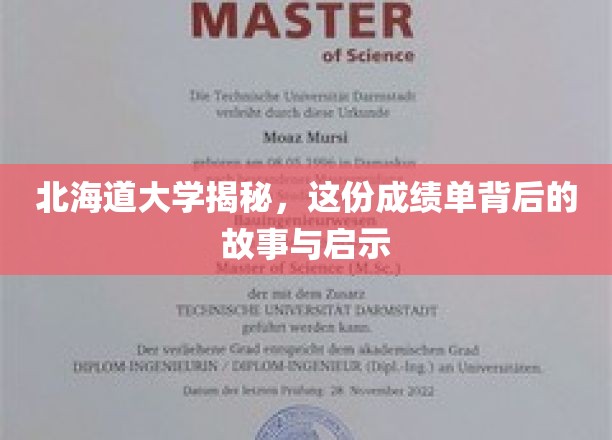 北海道大学揭秘：这份成绩单背后的故事与启示
