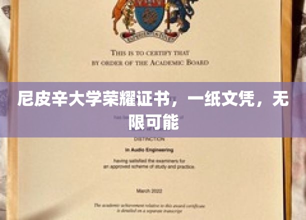 尼皮辛荣耀证书，开启无限可能的文凭之旅