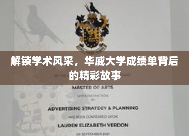 探秘华威学子成就，成绩单背后的学术传奇