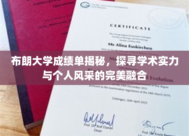 布朗大学成绩单背后的故事，揭秘学术精英的风采与成就