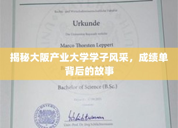 一探究竟：大阪产业大学学子风采，揭秘成绩单背后的故事