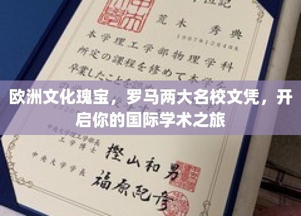 欧陆精英学府之旅，罗马双校荣耀，成就你的全球学术梦