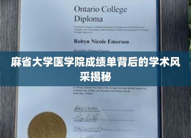 麻省大学医学院成绩单背后的学术风采揭秘