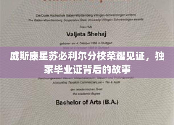 威斯康星苏必利尔分校荣耀见证，独家毕业证书背后的故事