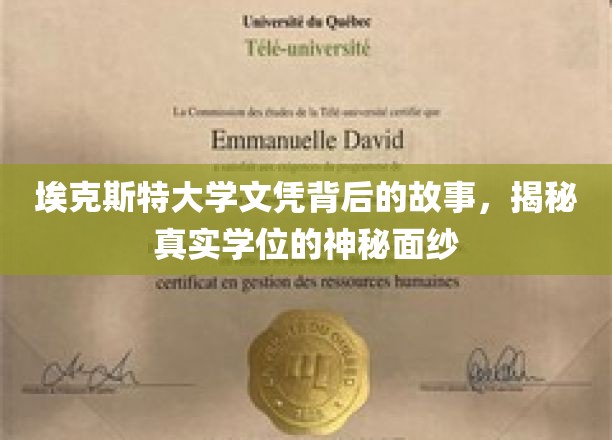 埃克斯特大学文凭背后的故事，揭秘真实学位的神秘面纱